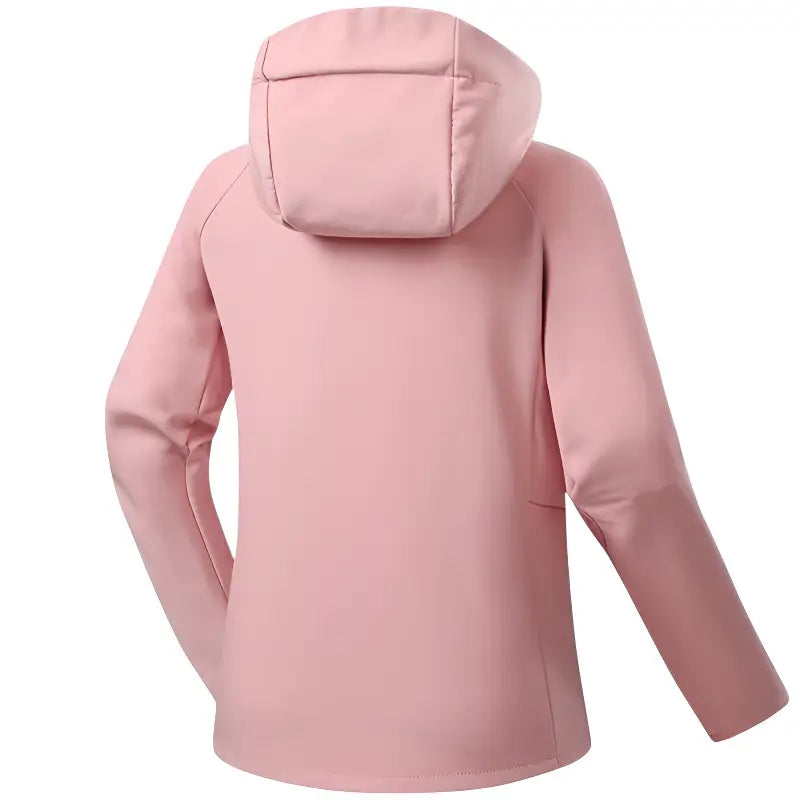 Veste softshell polaire femme chaude avec capuche coupe-vent