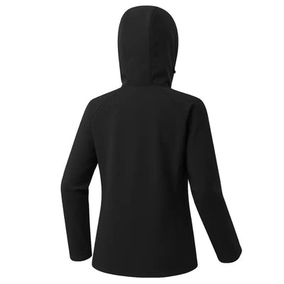 Veste softshell polaire femme chaude avec capuche coupe-vent