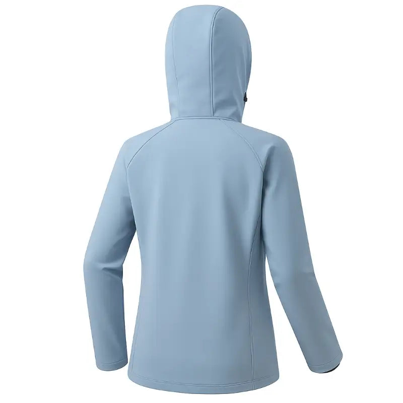 Veste softshell polaire femme chaude avec capuche coupe-vent