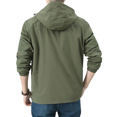 Waterproof zip down hoodie