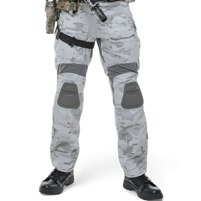 White Camouflage Trousers