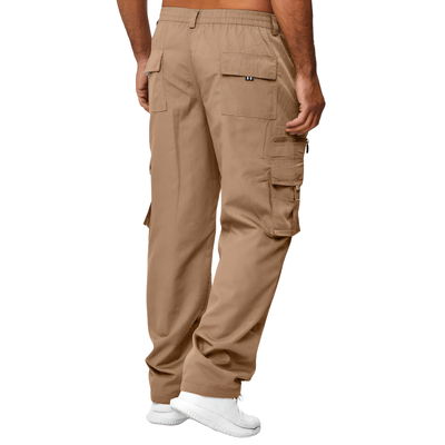Pantaloni cargo beige uomo