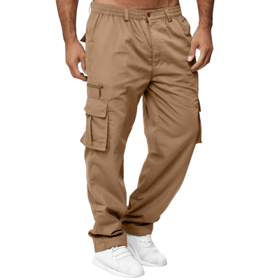 Pantaloni cargo beige uomo