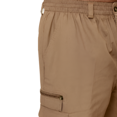 Pantaloni cargo beige uomo