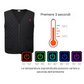 Gilet riscaldato regolabile