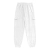 Pantaloni cargo bianchi uomo