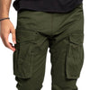 Pantaloni cargo verdi uomo