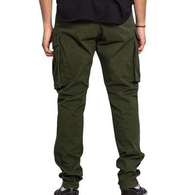 Pantaloni cargo verdi uomo