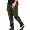 Pantaloni cargo verdi uomo