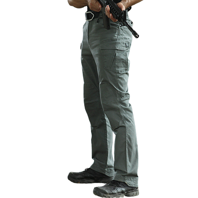 Pantaloni militari chiari uomo slim