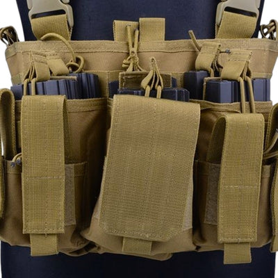 Chest rig split