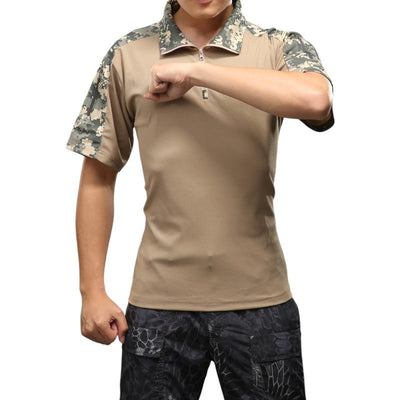 Camouflage army commando polo shirt