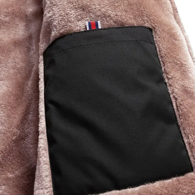 Coupe vent doublé polaire homme