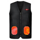 Gilet chauffant homme fibre de carbone