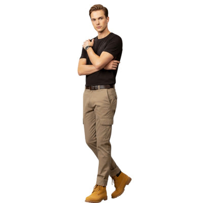 Pantaloni cargo invernali uomo