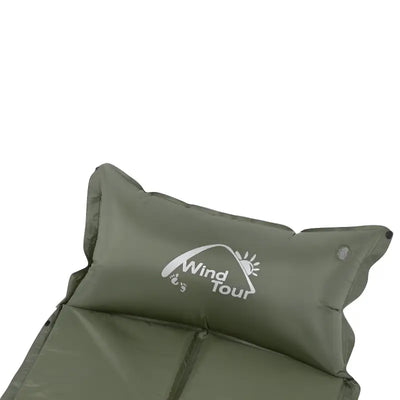 Matelas de camping avec oreiller intégré