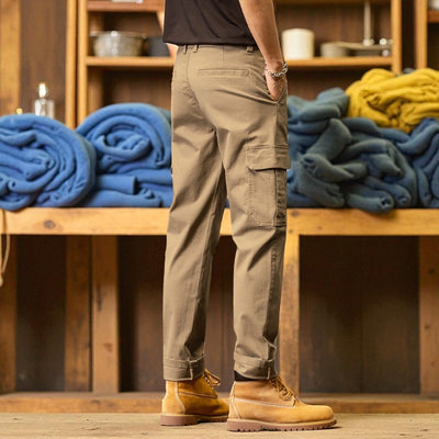 Pantaloni cargo invernali uomo