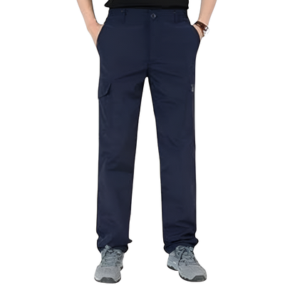 Pantaloni cargo blu uomo