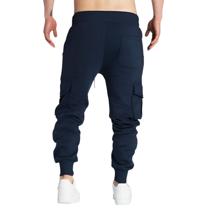 Pantaloni tuta cargo uomo
