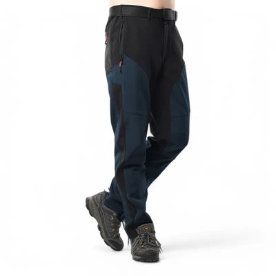 Pantalon randonnée doublé polaire homme