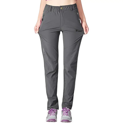 Pantalon randonnée femme violet