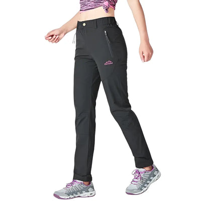 Pantalon randonnée femme violet