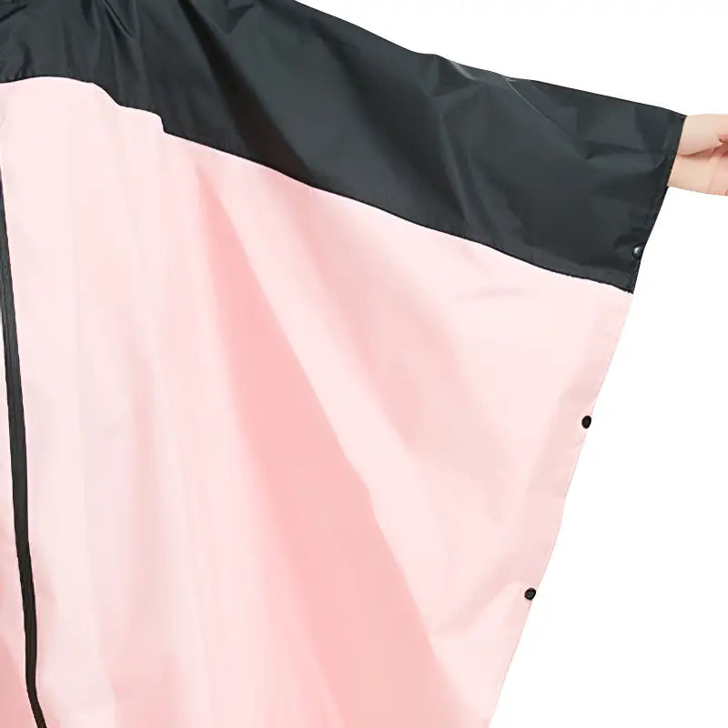 Poncho pluie bicolore