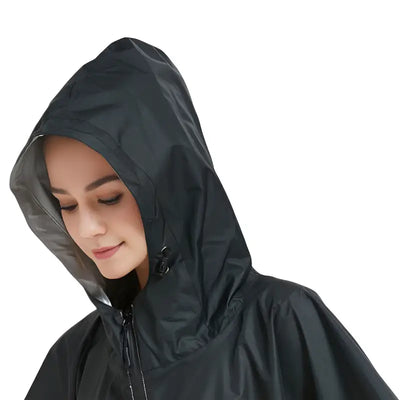 Poncho pluie bicolore