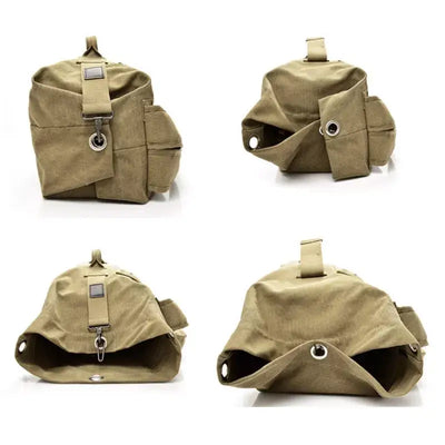 SAC MILITAIRE VINTAGE GRAND ET PETIT