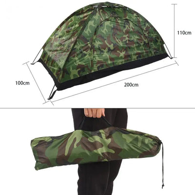 TENTE MILITAIRE - POUR 1 à 4 PERSONNES