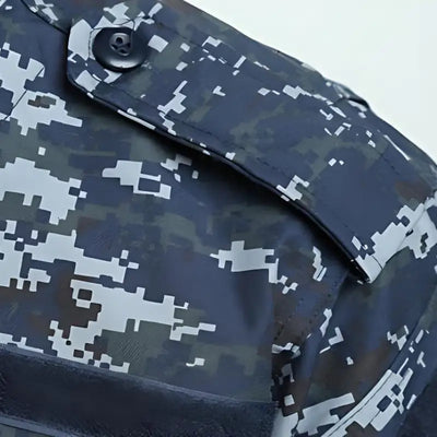 Treillis militaire bleu
