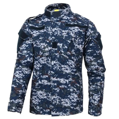 Treillis militaire bleu