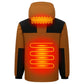 Veste chauffante avec écran digital