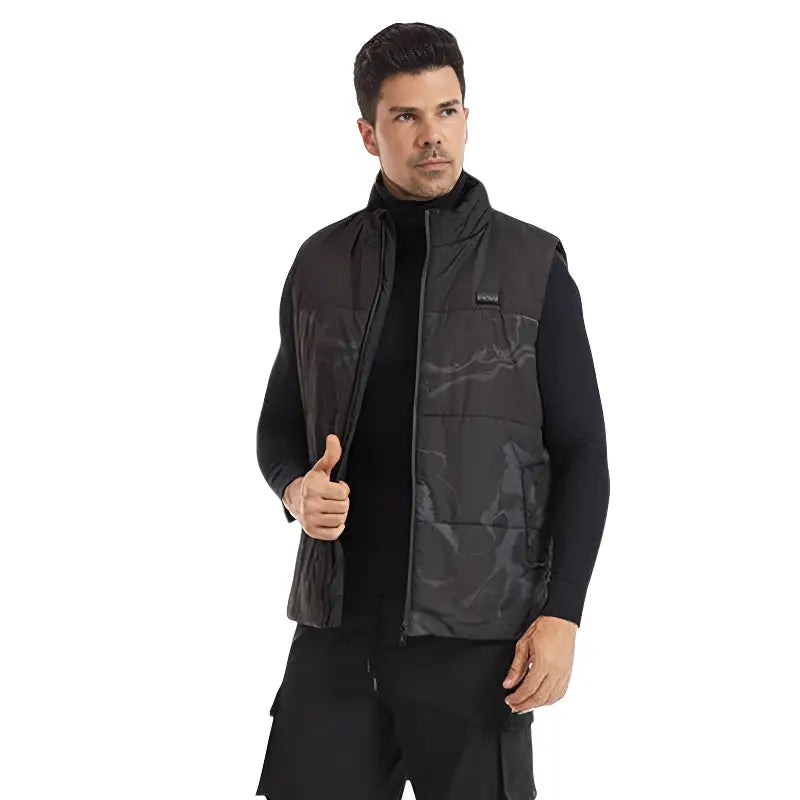 Veste chauffante camouflage