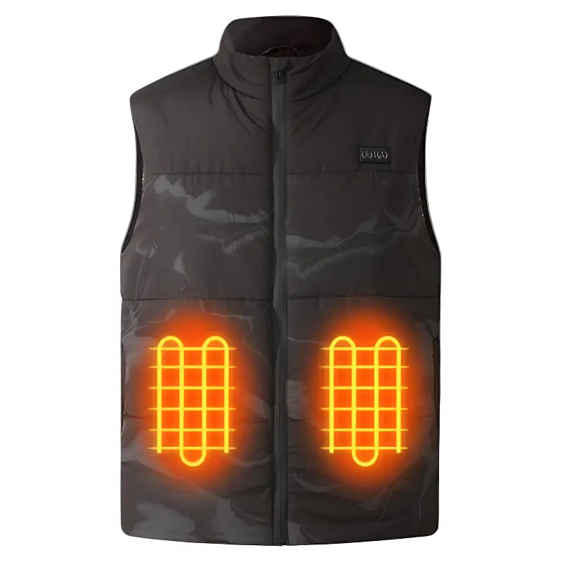 Veste chauffante camouflage