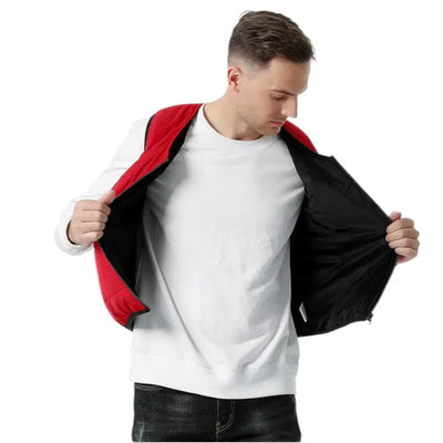 Veste chauffante homme rouge