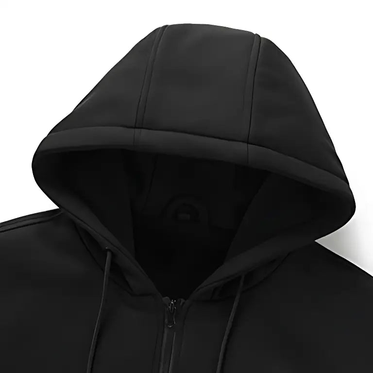 Veste chauffante en molleton avec capuche