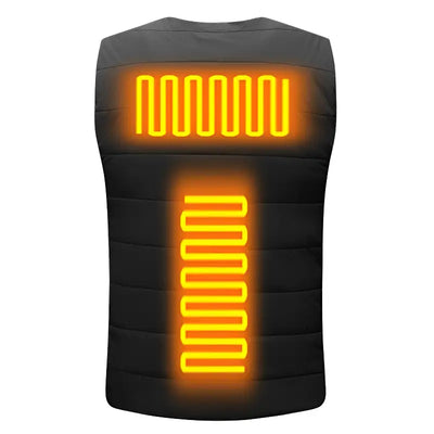 Veste chauffante noir