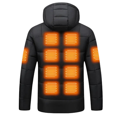 Veste doudoune chauffante