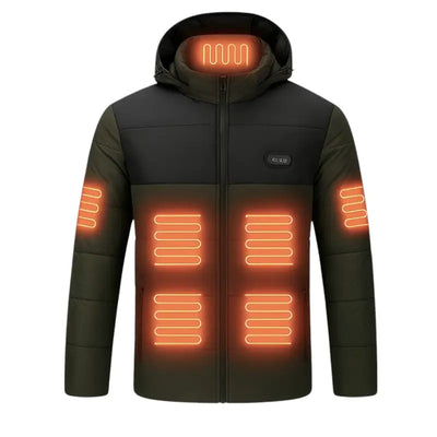 Veste doudoune chauffante