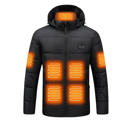 Veste doudoune chauffante