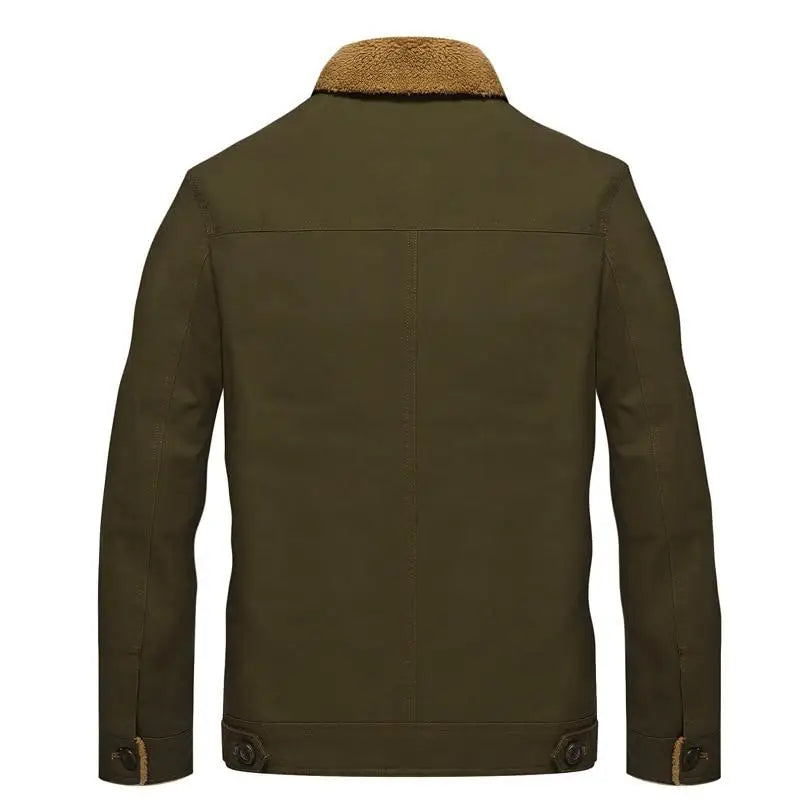 VESTE MILITAIRE AVEC DOUBLURE EN FOURRURE