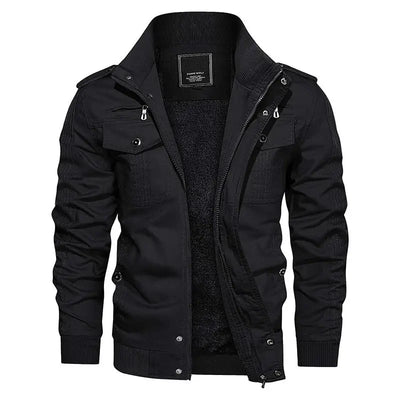 Veste militaire longue homme