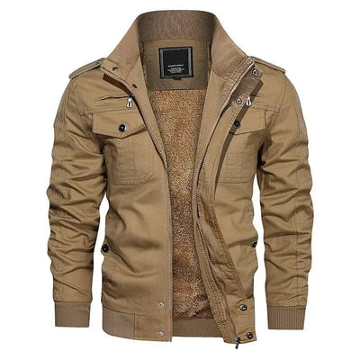Veste militaire longue homme