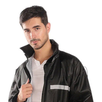 Veste de pluie longue homme