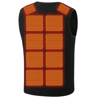 Veste sans manche chauffante