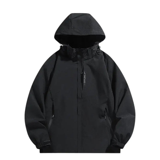 Veste softshell avec capuche amovible imperméable coupe-vent