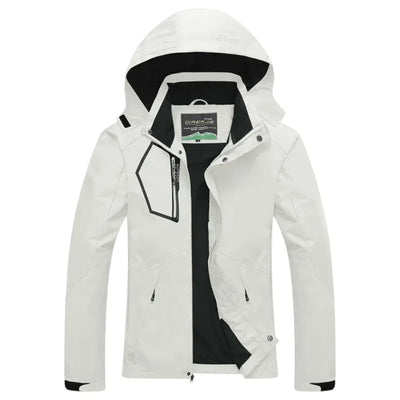 Veste softshell imperméable capuche chaude