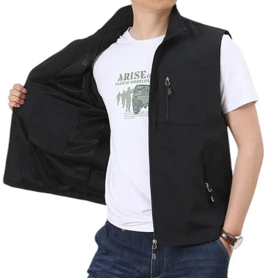 Veste softshell sans manche