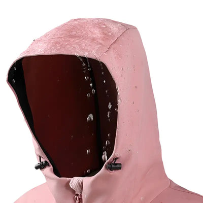 Veste softshell polaire femme chaude avec capuche coupe-vent